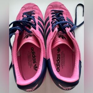 Adidas Gazelle Pink & Navy Suede Sneakers
